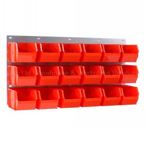Probin Size 06 Plastic Parts Bins & Wall Panel Set 02